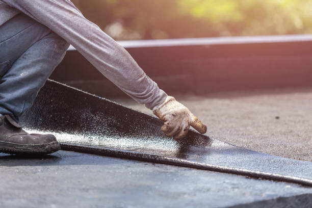 Professional Vapor Barrier Installation technician working in Harrison, NY
